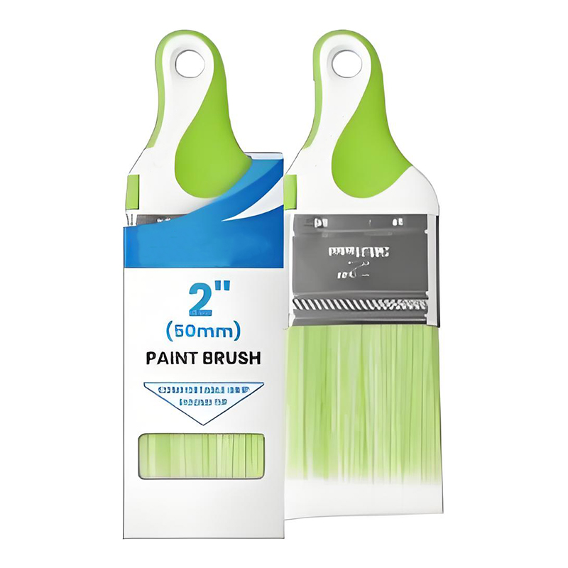 Flacher Pinsel mit kurzem Griff